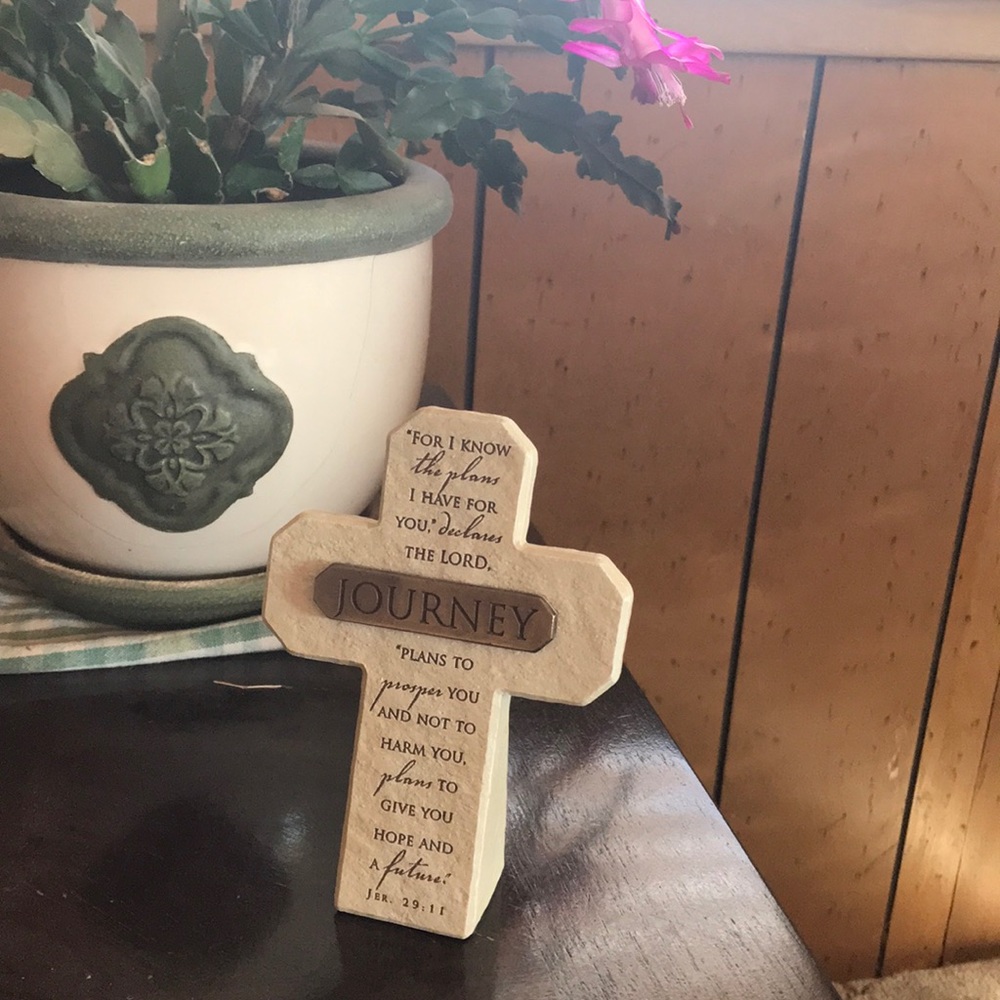 Cross Decor with scripture